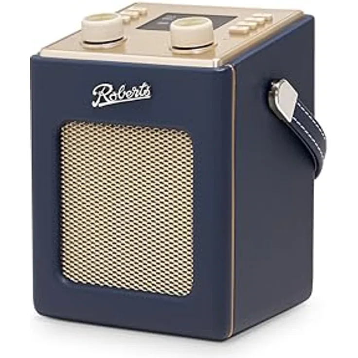 Roberts Revival Mini 2 DAB+ Radio, DAB+, DAB, FM, Bluetooth, tragbares Radio, Blau