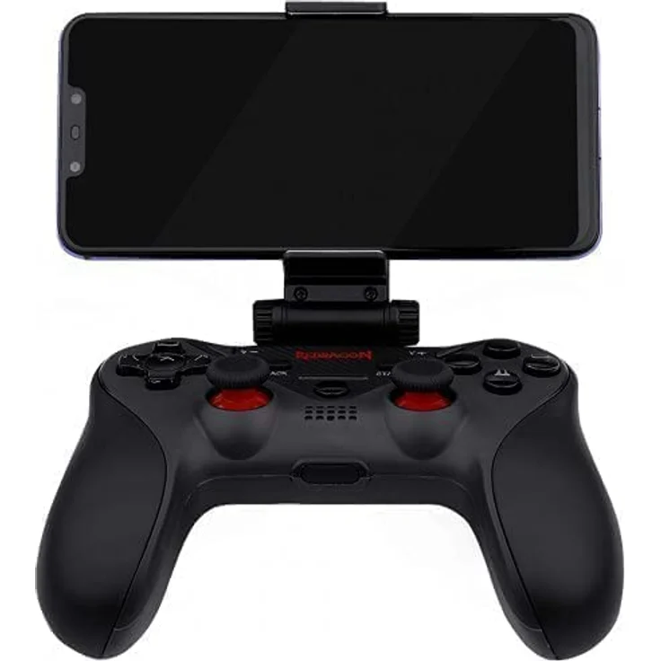 Redragon Ceres G812, Gaming Controller für PC, PS4, Android und iOS, kabellos und verkabelt, Schwarz – Bild 7