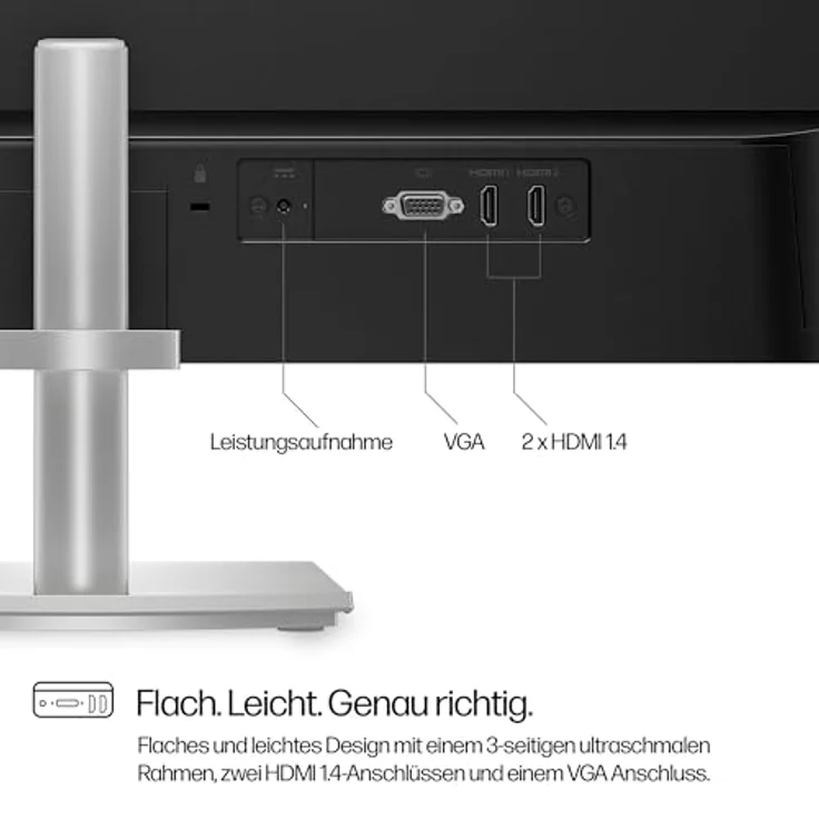 HP 527sh 27 Zoll Full-HD Monitor (5 ms Reaktionszeit, 100 Hz) – Bild 6