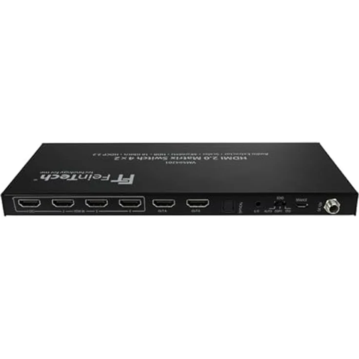 FeinTech VMS04201 HDMI Matrix Switch 4x2 mit Audio Extractor Scaler Ultra-HD 4K 60Hz HDR – Bild 3