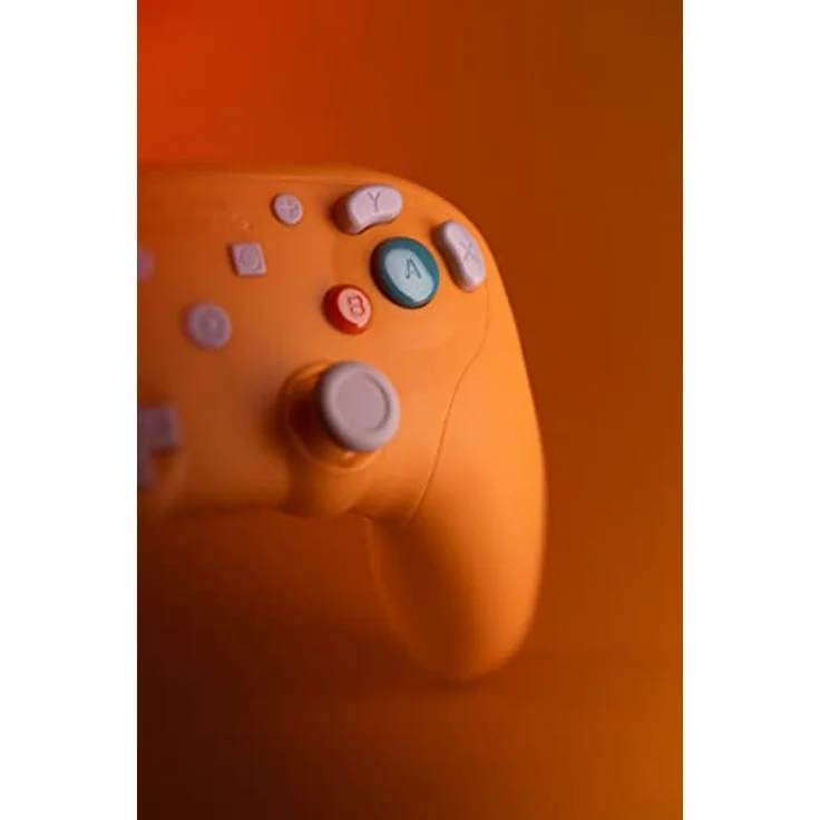 Retro Fighters BattlerGC 2.4G Gaming Controller, kabelloses GamePad für PC und Switch, ergonomisch, orange, über 10 Stunden Akkulaufzeit – Bild 3
