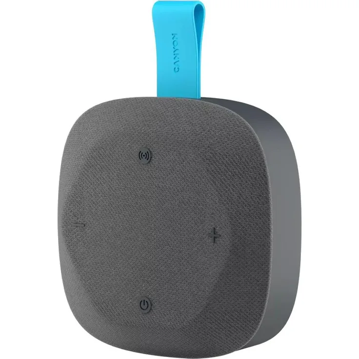 CANYON Bluetooth-Lautsprecher HEXAGON 10 TWS, 8W IPX5 spritzwassergeschützt, Bluetooth 5.3, Grau - Blau