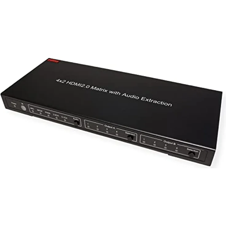 ROLINE 4K HDMI Matrix Switch, 4 x 2, mit Fernbedienung – Bild 2