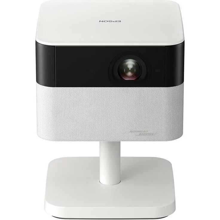 Epson Lifestudio Flex EF-71, tragbarer 3LCD Beamer mit 700 Lumen, 1080p Auflösung, WLAN und Bluetooth, Diamond White – Bild 1