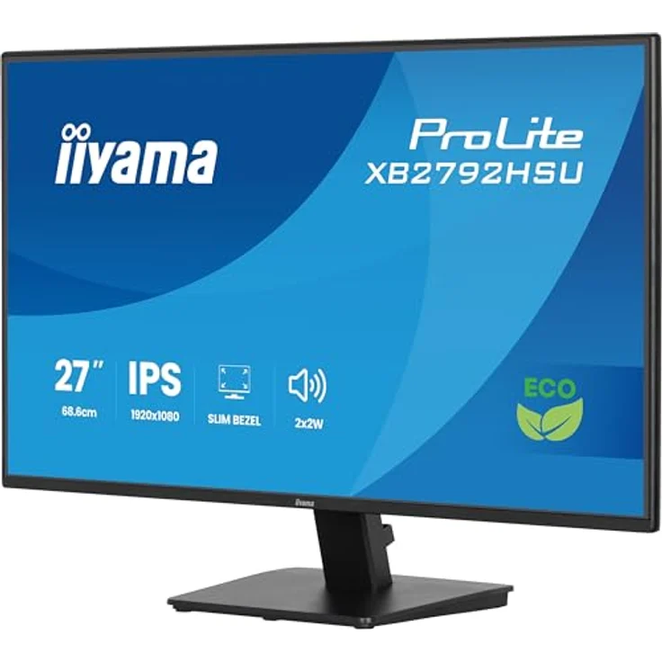 iiyama Prolite X2792QSU-B1 27" QHD IPS LED-Monitor, 120Hz, HDMI, DP, USB 3.2, Adaptive Sync, schwarz – Bild 2