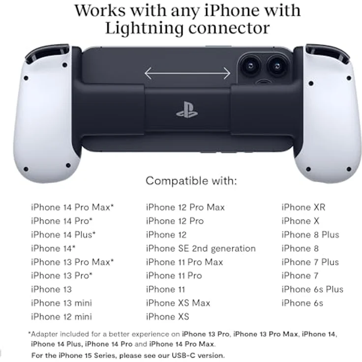 BACKBONE One Mobiler Gaming-Controller für das iPhone (Lightning) - PlayStation Edition - Verwandle dein iPhone in eine Spielkonsole - Spiele Xbox, PlayStation, Call of Duty, Roblox, Minecraft & mehr – Bild 2