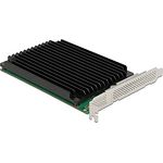 Delock PCI Express x16 Karte zu 4 x intern NVMe M.2 Key M mit Kühlkörper