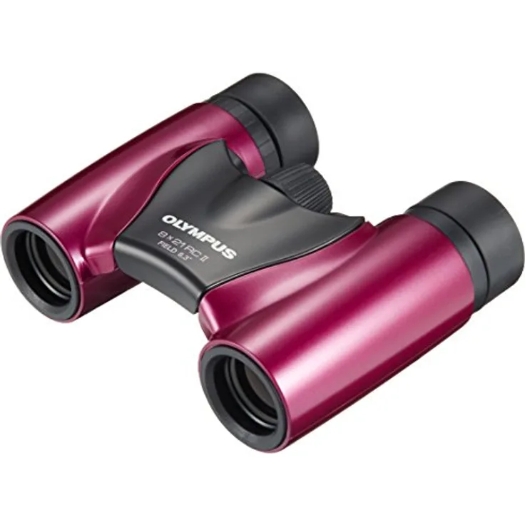 Olympus 8x21 RC II Fernglas mit Tasche Magenta