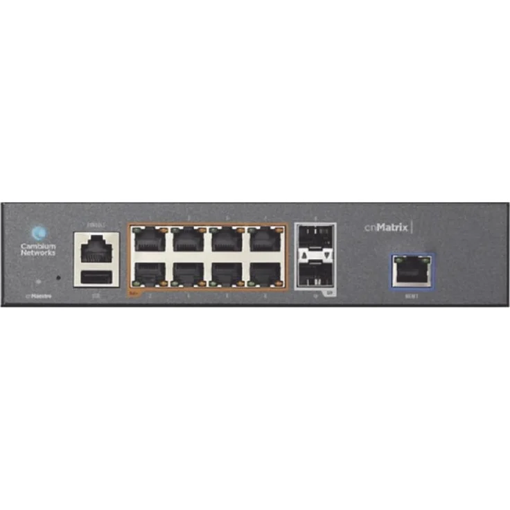 Cambium Networks cnMatrix EX1010-P Intelligent (10 Ports) Netzwerk Switch, Schwarz