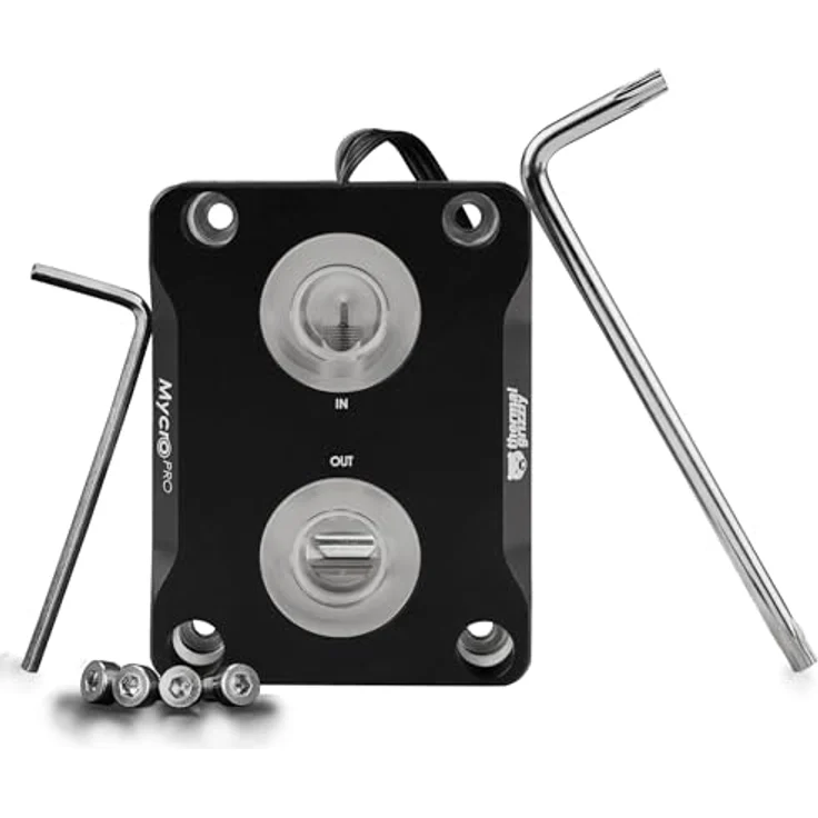 Thermal Grizzly Intel 1851 Mycro Direct-Die Pro RGB V1 Wasserkühler – Blau, optimiert für LGA1851, Direct-Die-Montage, verbesserte Kühlleistung – Bild 3