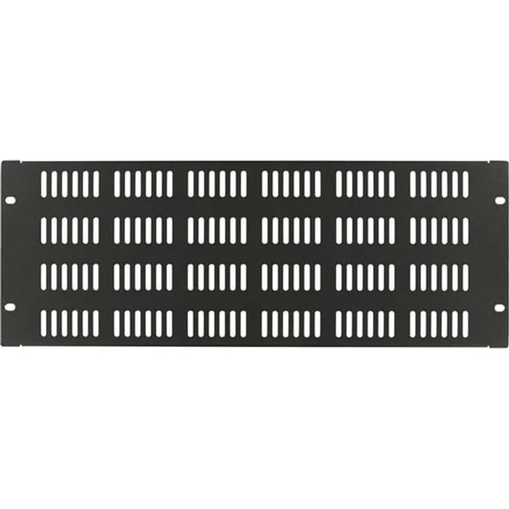 Lanview Blank Panel Vented, 4U Rackmontage, Schwarz, 48.3 cm (19)