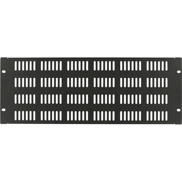 Lanview Blank Panel Vented, 4U Rackmontage, Schwarz, 48.3 cm (19)