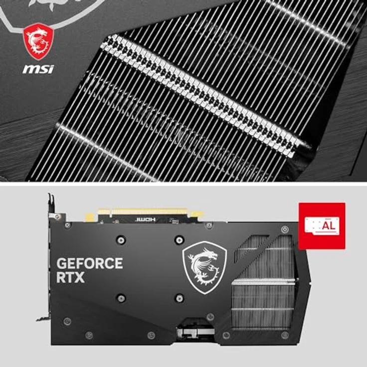 MSI GeForce RTX 4060 Ti Gaming X 16G Grafikkarte - NVIDIA RTX 4060 Ti, 16GB GDDR6 Speicher, 18Gbps, PCIe 4.0, Twin Frozr 9, RGB, DLSS3 – Bild 5