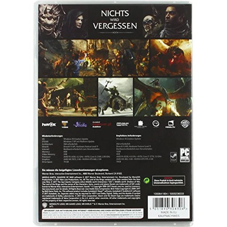 Mittelerde: Schatten des Krieges -Standard Edition - [Code in the Box]- [PC] – Bild 2