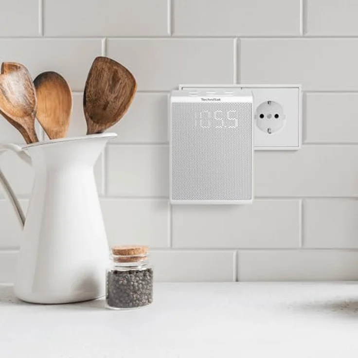 TechniSat VIOLA Steckdosen-Radio | 1,5W Mono Lautsprecher mit UKW & Bluetooth – Bild 3