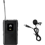 OMNITRONIC UHF-E Serie Taschensender 828.6MHz + Lavaliermikrofon | Taschensender mit Lavaliermikrofon für Empfänger aus der UHF-E-Serie