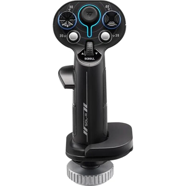 Thrustmaster Sol-R 3 AddOn Grip, Gamepad mit 21 zuweisbaren Aktionstasten und H.E.A.R.T. Präzisionssensoren, ambidextrous, beleuchtet – Bild 1