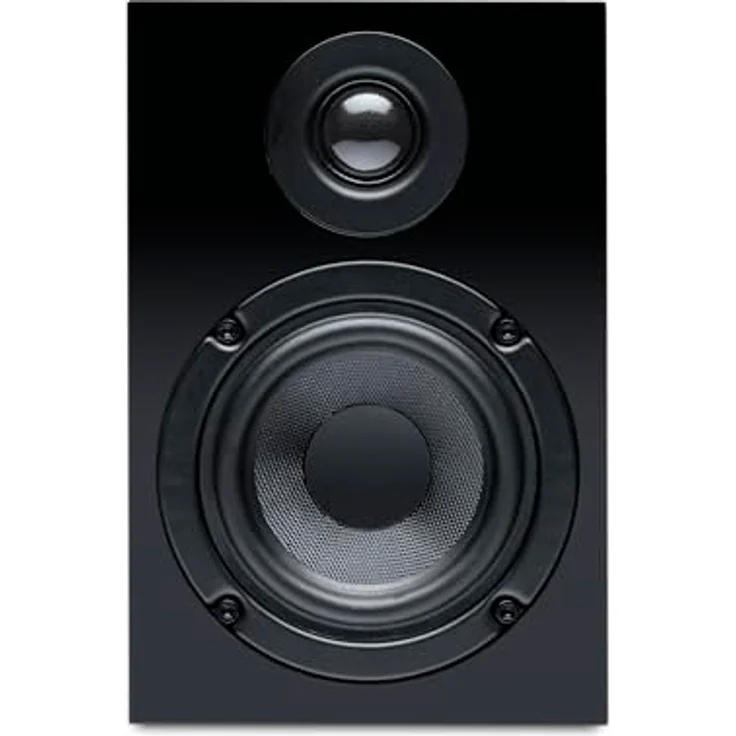 Pro-Ject Audio Systems Speaker Box 3 E (Schwarz) - 2-Wege-Bassreflexprinzip, resonanzfreies MDF-Gehäuse, magnetische Lautsprecherabdeckung – Bild 3