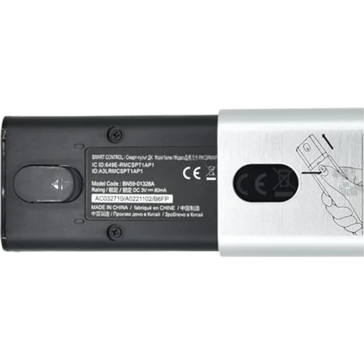 azurano Ersatz-Fernbedienung für Samsung BN59-01328A, BN59-01327B - Metall Gehäuse, VOCIE/Sprachfernbedienung, kompatibel mit QE GQ 4K QLED Series – Bild 4