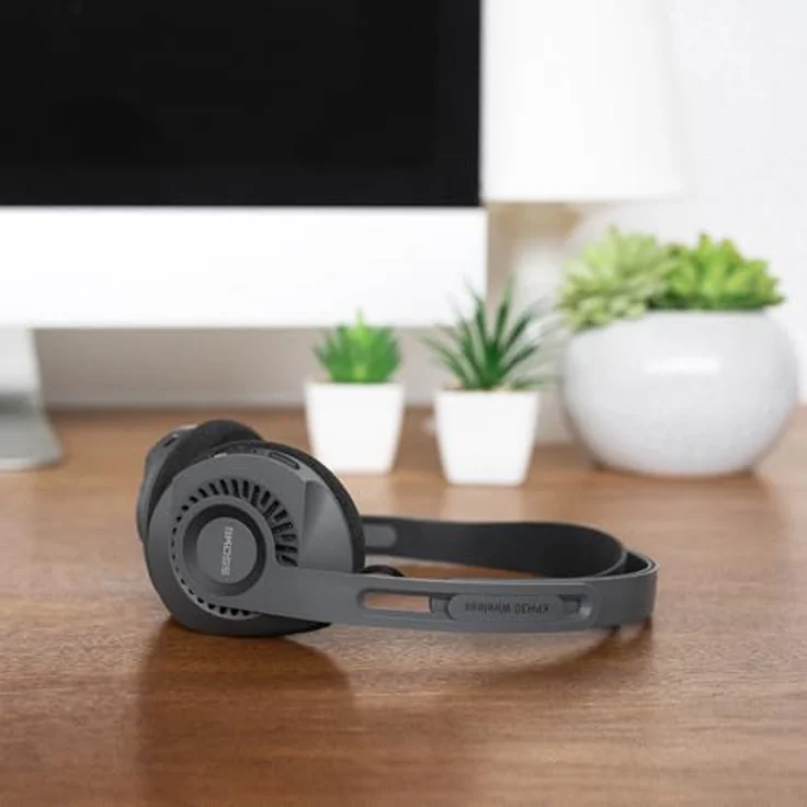 Koss KPH30 Kabellose Bluetooth On-Ear-Kopfhörer, Retro-Stil, 20+ Stunden Akkulaufzeit, USB-C Laden, Mikrofon, Stealth Grey – Bild 4