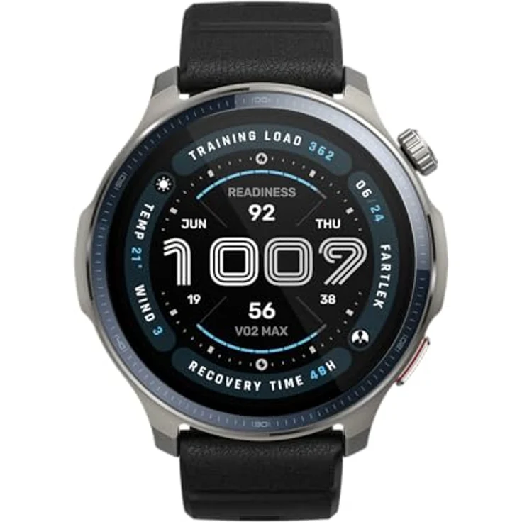 Amazfit Balance 2 Smartwatch 47mm, 1.5'' AMOLED, Sapphire Glass, Dualband-GPS, 21 Tage Akkulaufzeit, 170+ Sportmodi, HYROX & Golfmodus, Herzfrequenz- und Schlaftracking, für Android & iPhone – Bild 2