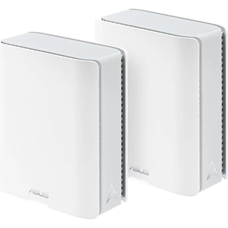 ASUS ZenWiFi BT10 Tri-Band WiFi 7 Smart AiMesh Extendable Router 2er Set (6 GHz WLAN, 18 Gbps, bis zu 550m² Abdeckung, 2X 10G-Port, Kindersicherung, VPN) weiß – Bild 1