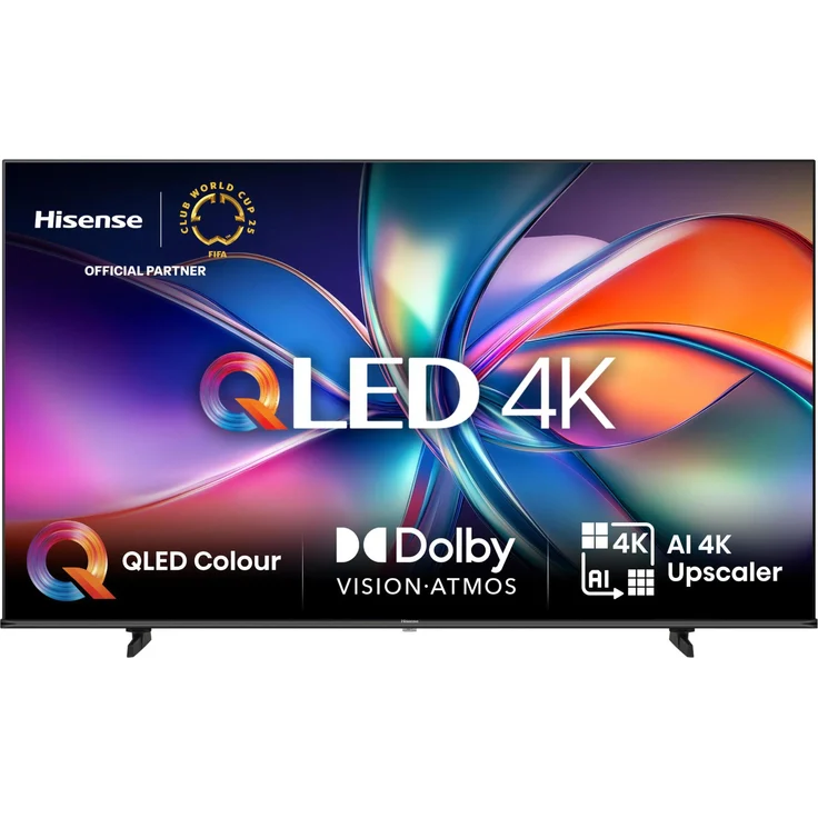 Hisense 43E7Q, 43 Zoll 4K UHD QLED Smart TV mit Dolby Vision und Dolby Atmos, Schwarz