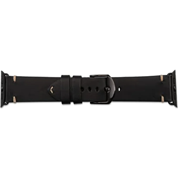 JT Berlin Watchband Alex II Vintage Armband, 42 mm bis 46 mm, Schwarz für Apple Watch Series 1, 2 und 3 – Bild 4
