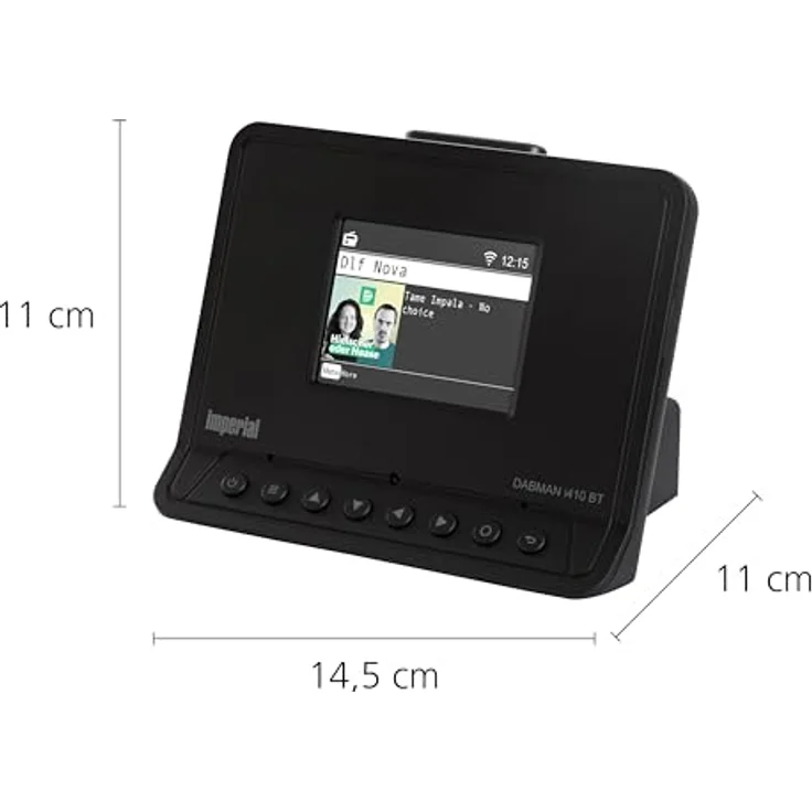 Imperial DABMAN i410 BT Internetradio/DAB+ Adapter optimal für HiFi-Anlagen (Stereo Sound, Internet/DAB+/ FM, Bluetooth Senden + Empfangen, Hotelmodus, Streaming, UPnP, WLAN, USB Recording) schwarz – Bild 4