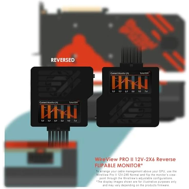 Thermal Grizzly WireView Pro II GPU 12V-2x6 Reversed, Strommessgerät für Grafikkarten in Weiß mit Per-Pin-Messung – Bild 8