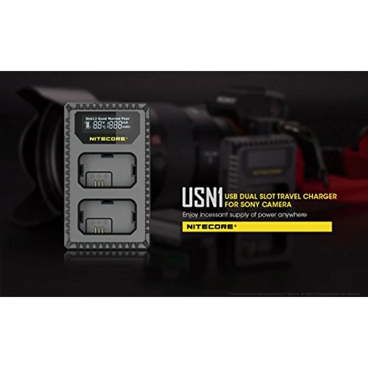 Nitecore USN1 - USB-Ladegerät für Sony Kamera Akkus – Bild 3