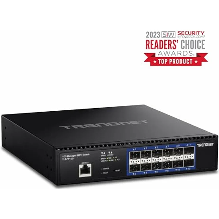 TRENDnet 12-Port 10G Layer 2 Managed SFP+ Switch, W128308210 (SFP+ Switch) – Bild 3