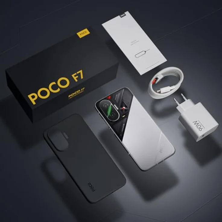 Xiaomi Poco F7 (512 GB, White, 6.83", Dual SIM, 5G), Smartphone, Weiss – Bild 10