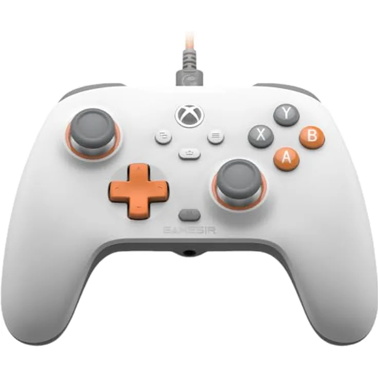 GameSir T7 Kabelcontroller Joystick – Ergonomisches Design, Plug-and-Play, kompatibel mit Xbox One S, Xbox Series X und Windows 10/11, Weiß