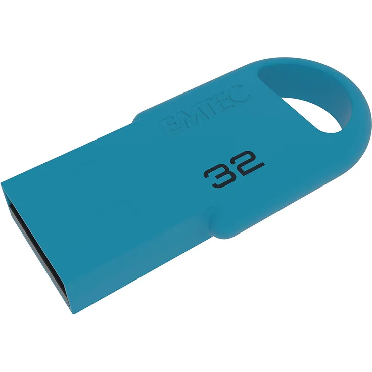 Emtec USB 2.0 Stick D250 32 GB Mini-Design, Blau (ECMMD32GD252)