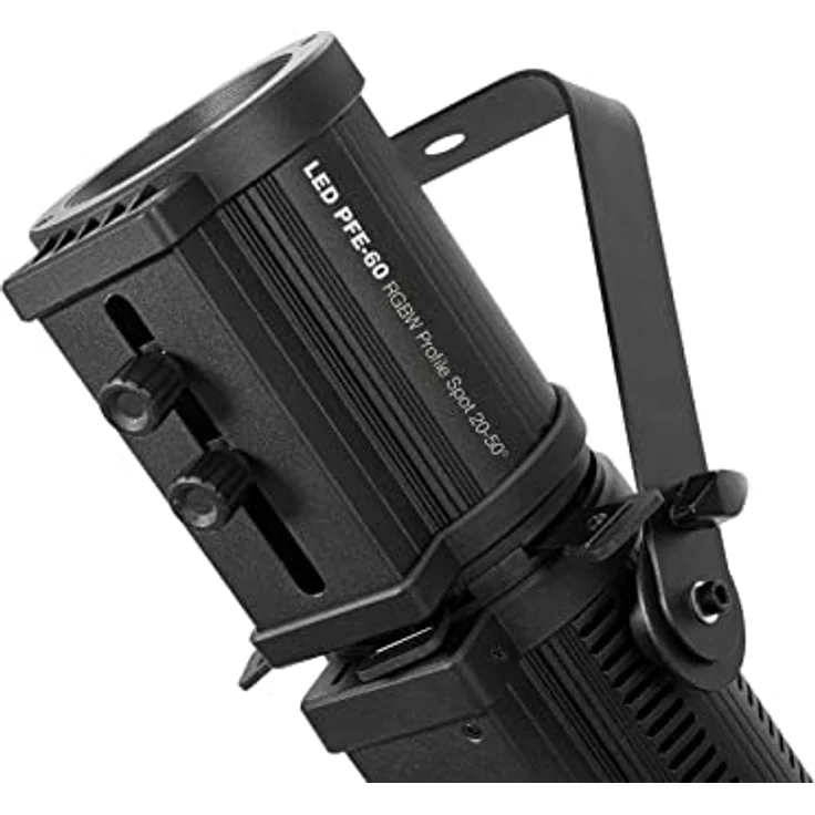 EUROLITE LED PFE-60 RGBW Profile Spot 20-50° | Profil-Scheinwerfer, 80-W-4in1-LED (RGBW), manueller Zoom, Blendenschieber – Bild 5