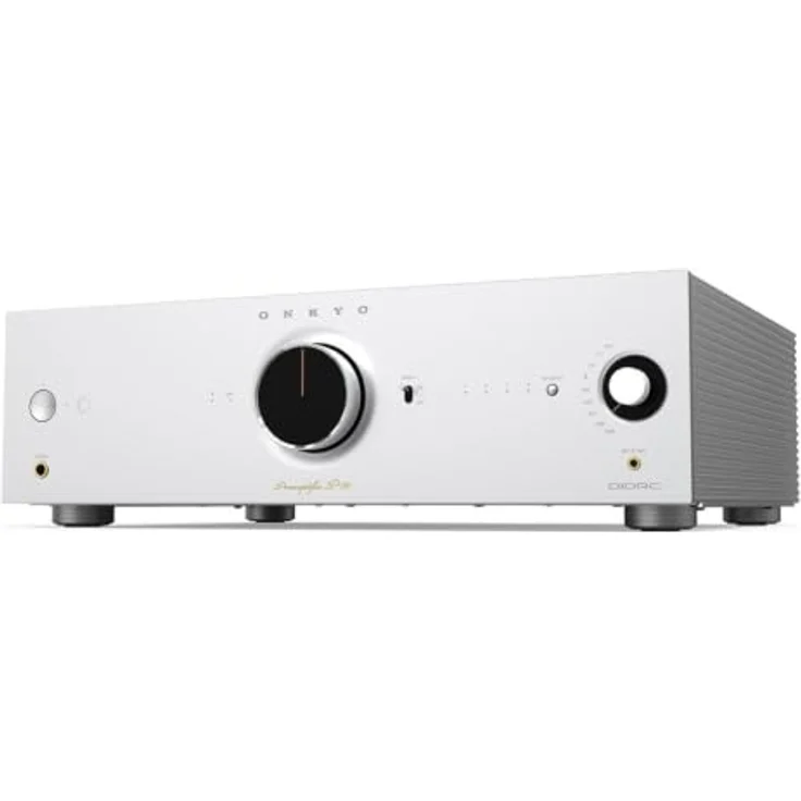 Onkyo P-80, Netzwerk-Vorverstärker mit DIDRC-Technologie, 2 Kanäle, Silber – Bild 3