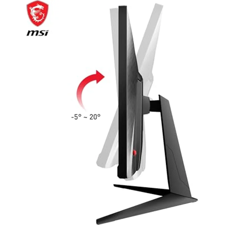 MSI G2412F, 24 Zoll Full HD Monitor mit 170Hz, 1ms Reaktionszeit, IPS Panel, FreeSync Premium, schwarz – Bild 5