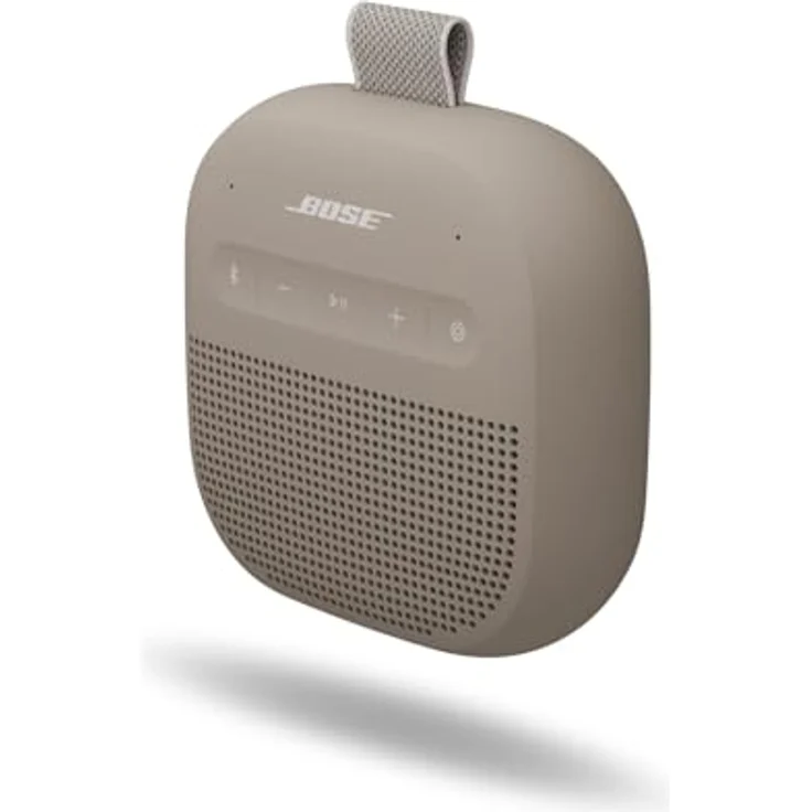 Bose SoundLink Micro (2. Gen.), tragbarer Bluetooth-Lautsprecher mit bis zu 12 Stunden Akkulaufzeit, wasserdicht und staubdicht, Sandstein – Bild 4