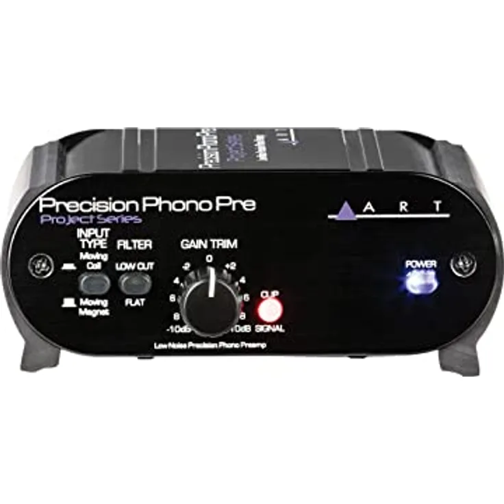 ART Precision Phono Pre Phono-Vorverstärker - Plattenspieler DJ, ausgewogene Verarbeitung, sorgfältig ausgewählte Materialien