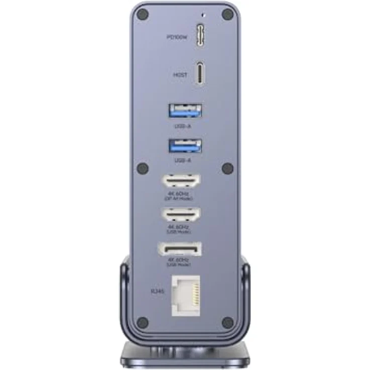 Unitek Docking Station USB-C mit 2 x HDMI, DisplayPort und 1GbE Ethernet – Bild 16