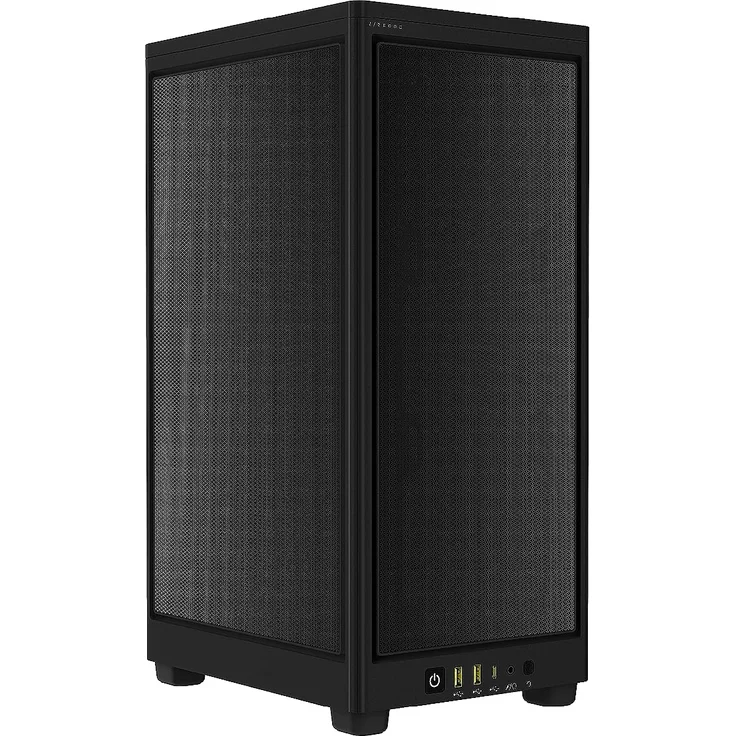 Corsair 2000D Airflow PC-Gehäuse Mini ITX – Format Mini ITX – Platten aus Netzstahl – DREI GPU-Steckplätze – optimiert für die Kühlung – Moderne EIN-/Ausgänge an der Vorderseite – Bild 1