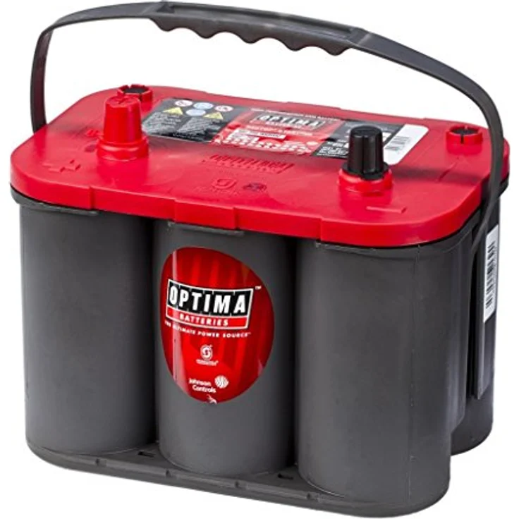 Optima Red Top RT S - 4.2, 12V 50Ah AGM Starterbatterie mit Spiralcell Technologie und 815 A Kälteprüfstrom – Bild 1