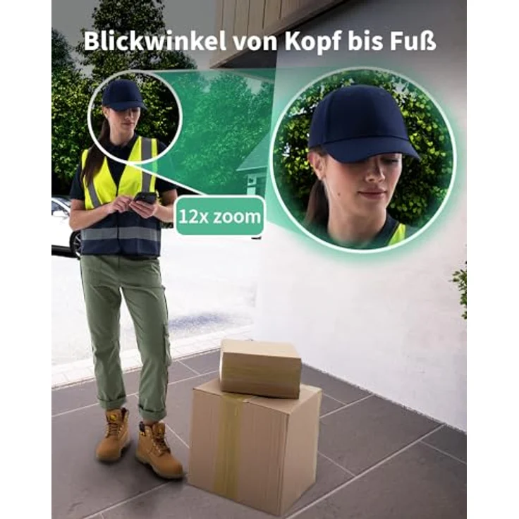 Arlo 2K HD Video Türklingel Mit Kamera & Türgong Kabellos, WLAN Doorbell, Bewegungsmelder, 2-Wege-Audio, Ring Sirene, Haustür Nachtsicht, Smart, Alexa Kompatibel Secure Plan Testzeitraum, Quadratisches Sichtfeld – Bild 5