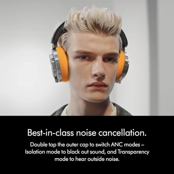 DYSON OnTrac, Over-ear Kopfhörer Bluetooth Gelb/ Aluminium – Bild 3