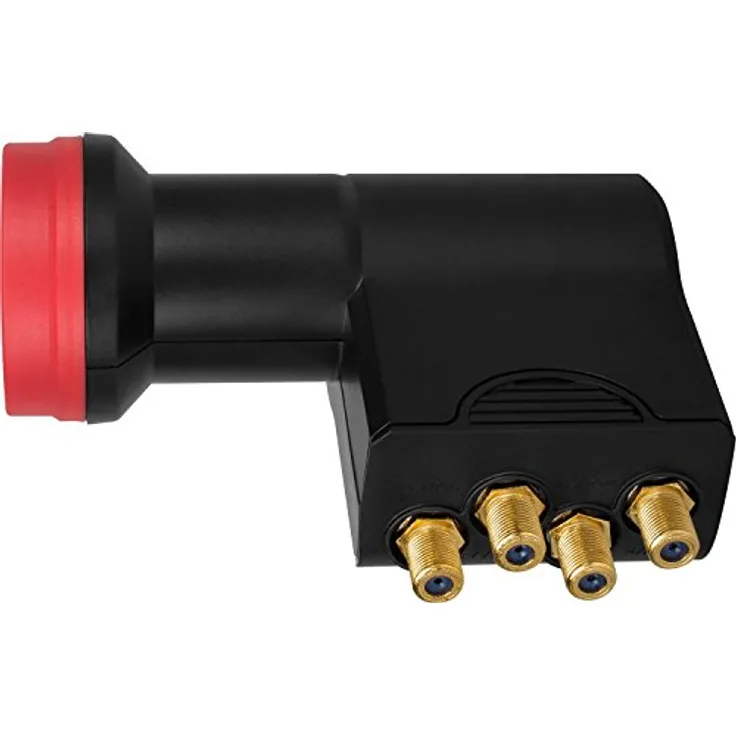 Megasat Diavolo Quad-LNB (0,1dB) Schwarz, Rot
