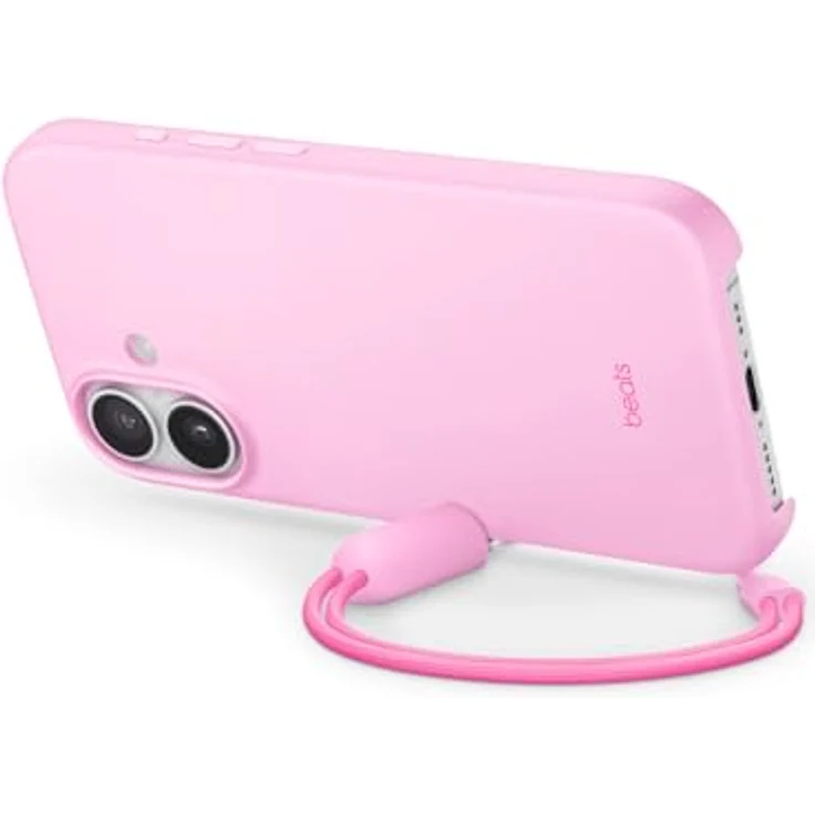 Beats Kickstand Case iPhone 17, Kieselrosa, MagSafe-kompatibel mit Standfuß und abnehmbarer Handschlaufe, MGY64LL/A – Bild 1