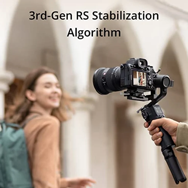 DJI RS 3 Mini, Leichter Stabilisator mit auf DREI Achsen stabilisiertem Gimbal für Canon/Sony/Panasonic/Nikon/Fujifilm, 2 kg getestete Zuladung, Bluetooth-Aufnahmetaste, Native vertikale Aufnahme – Bild 4
