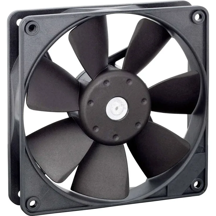 EBM Papst 4412F/2, Axiallüfter 12 V/DC mit 168 m³/h, Einbaugröße 25.4 x 119 x 119 mm