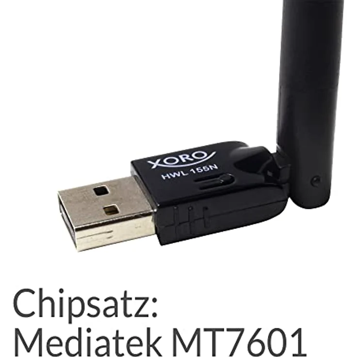 XORO HWL 155N WLAN USB Antenne für XORO SMART Receiver - Windows 10 - Linux - Raspberry Pi – Bild 3
